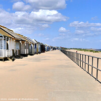 Buy canvas prints of Promenade at Sandilands in Sutton on sea in Lincolnshire. by john hill