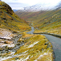 Buy canvas prints of Honister pass in Cumbria. by john hill