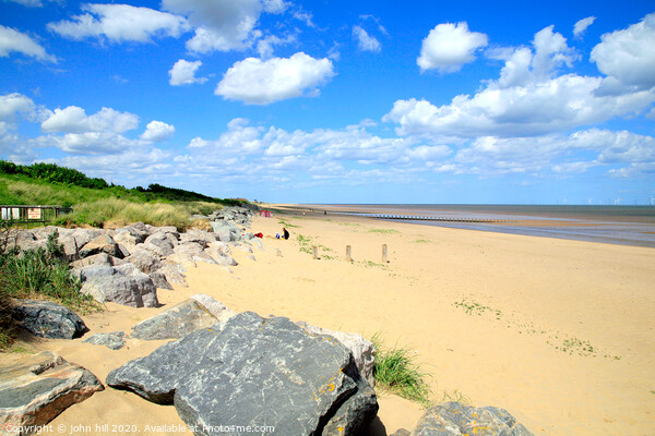 Nature at low tide in June at Winthorpe Skegness Lincolnshire. Picture Board by john hill