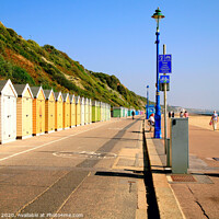 Buy canvas prints of Promenade towards Boscombe at Bournemouth in Dorse by john hill