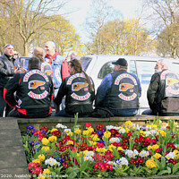 Buy canvas prints of Holland Hells Angels. by john hill