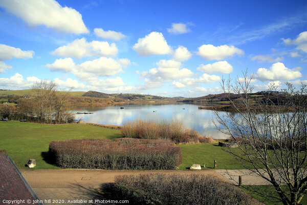 Carsington water  reservoir under a great sky in Derbyshire. Picture Board by john hill