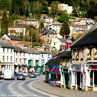 Buy canvas prints of The beautiful village of Matlock Bath in Derbyshire.  by john hill