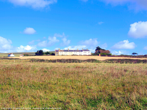 Coastguard cottages at Brook on the Isle of Wight. Picture Board by john hill