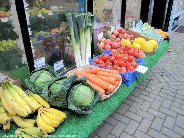 Vegetables on display at Scarborough in Yorkshire. Picture Board by john hill