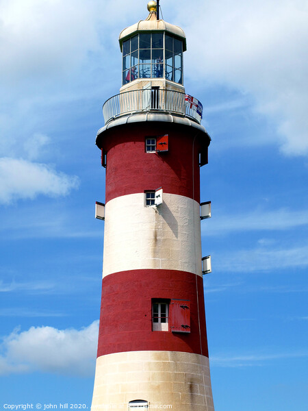 Smeaton's Lighthouse on Plymouth Hoe in Devon. Picture Board by john hill