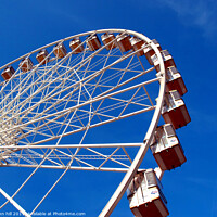 Buy canvas prints of Ferris Wheel at Nottingham square. by john hill