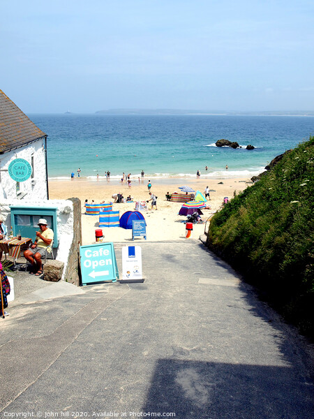 The entrance to Porthgwidden neach at St. Ives in Cornwall. Picture Board by john hill