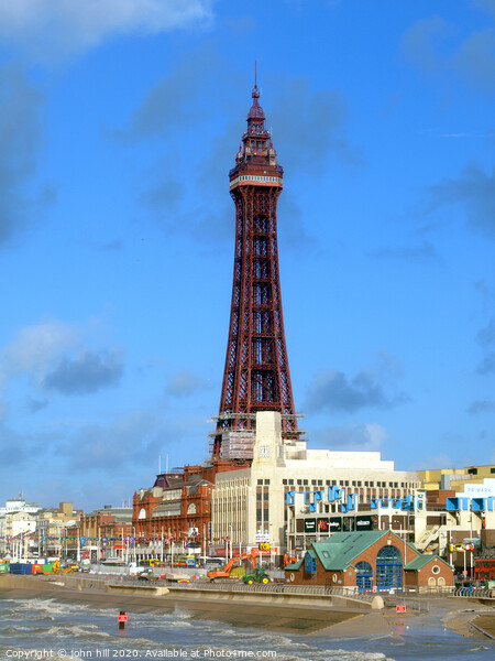 Blackpool Tower Picture Board by john hill