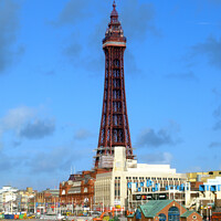 Buy canvas prints of Blackpool Tower by john hill