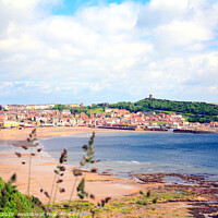 Buy canvas prints of Scarborough South Bay in Yorkshire. by john hill