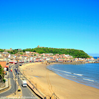 Buy canvas prints of Foreshore road at Scarborough in Yorkshire. by john hill