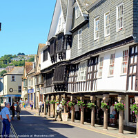 Buy canvas prints of Butterwalk at Dartmouth. by john hill
