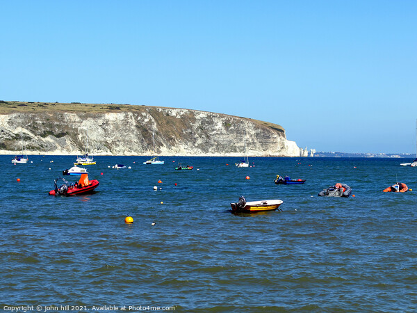 Swanage bay in Dorset, UK. Picture Board by john hill
