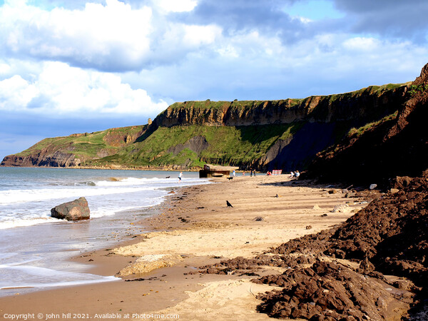 Cayton Bay in North Yorkshire. Picture Board by john hill