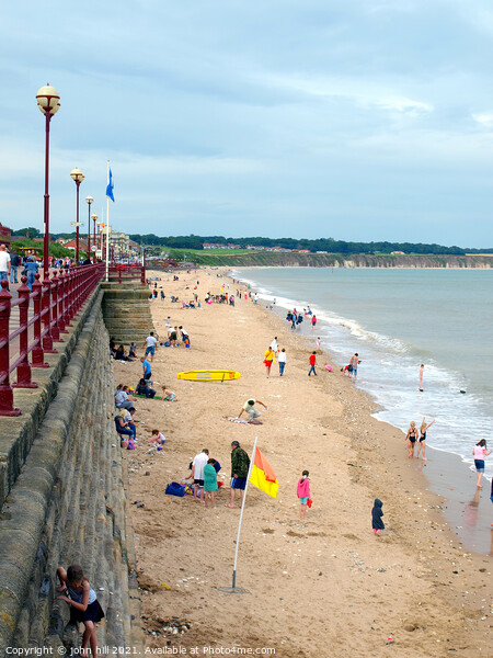 Bridlington North Beach. Picture Board by john hill