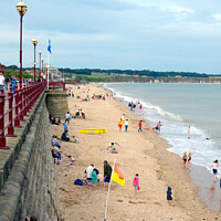 Buy canvas prints of Bridlington North Beach. by john hill