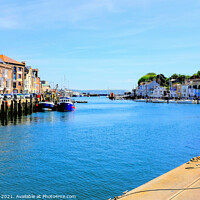 Buy canvas prints of Weymouth Quays in Dorset. by john hill