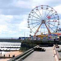 Buy canvas prints of Seaside funfair at Bridlington in Yorkshire. by john hill