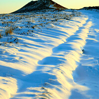 Buy canvas prints of Win Hill in December, Derbyshire, UK. by john hill