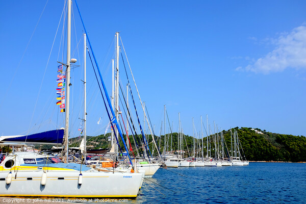 Marina at Skiathos in Greece. Picture Board by john hill