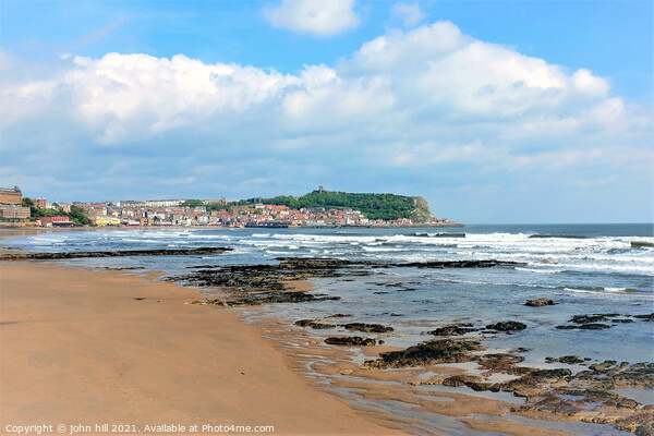Scarborough on a windy day in Yorkshire. Picture Board by john hill