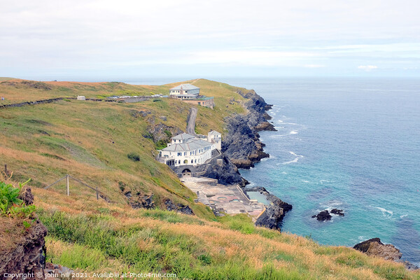 Cornish coastline at East Pentire head. Picture Board by john hill