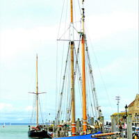 Buy canvas prints of Sailing Ships. by john hill