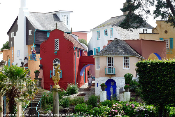 Portmeirion village in Wales. Picture Board by john hill