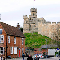 Buy canvas prints of Castle Hill at Lincoln. by john hill
