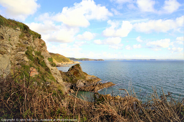 Cornish Coastline. Picture Board by john hill