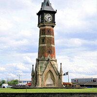 Buy canvas prints of Jubilee Clock Tower at Skegness. by john hill