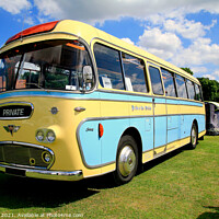 Buy canvas prints of Vintage 1961 A.E.C Reliance bus. by john hill