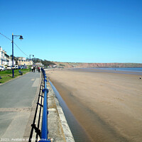 Buy canvas prints of Seafront in April at Filey in Yorkshire by john hill