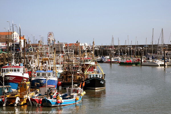 Scarborough harbour in Yorkshire. Picture Board by john hill