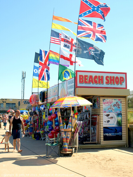 Beach Shop. Picture Board by john hill