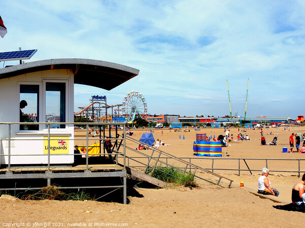 Skegness Beach in Lincolnshire. Picture Board by john hill