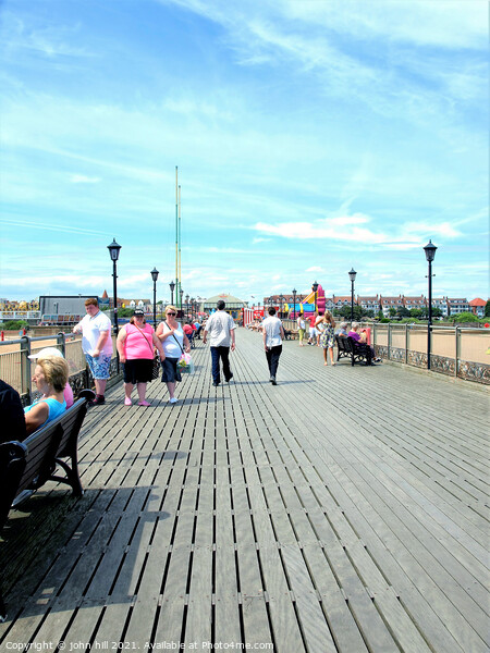Skegness pier in Lincolnshire Picture Board by john hill
