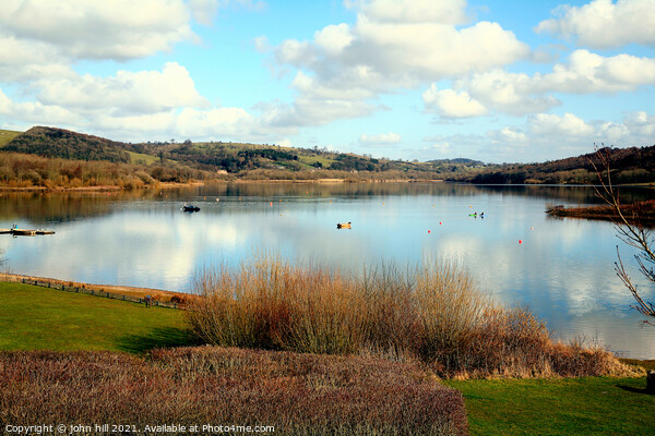 Carsington Water in Derbyshire Picture Board by john hill