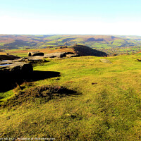 Buy canvas prints of Hope Valley in Derbyshire. by john hill