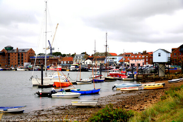 Wells Next The Sea in Norfolk. Picture Board by john hill