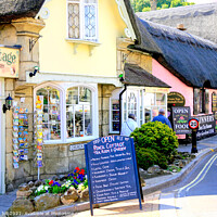 Buy canvas prints of Old Shanklin on the Isle of Wight. by john hill