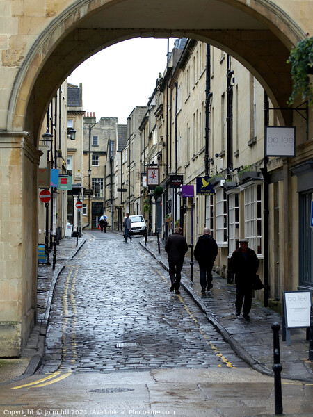 Queen Street at Bath in Somerset. Picture Board by john hill