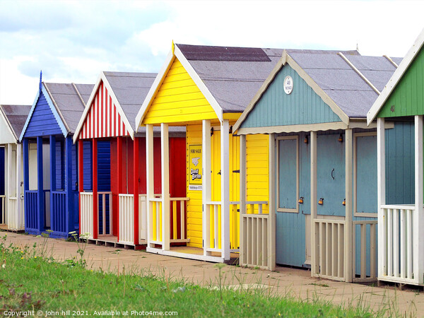 Beach huts. Picture Board by john hill
