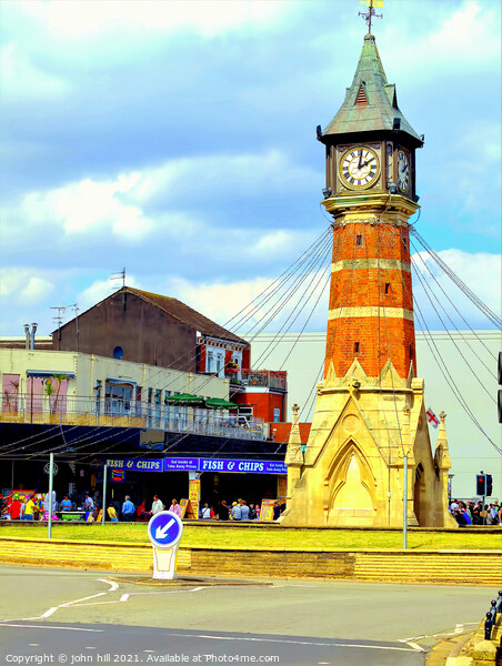 Clock tower, Skegness, Lincolnshire. Picture Board by john hill