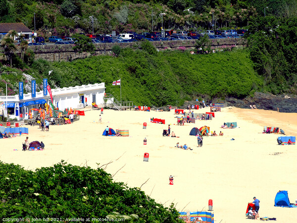 Carbis bay beach in Cornwall. Picture Board by john hill