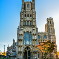 Buy canvas prints of Ely Cathedral by Veronica in the Fens