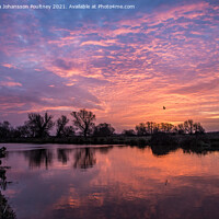 Buy canvas prints of Sky cloud over river in Ely by Veronica in the Fens