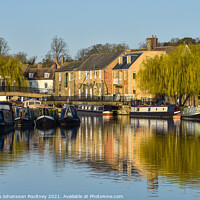 Buy canvas prints of Ely riverside   by Veronica in the Fens