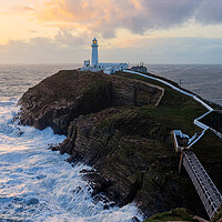 Buy canvas prints of South Stack Lighthouse  by Martin Noakes